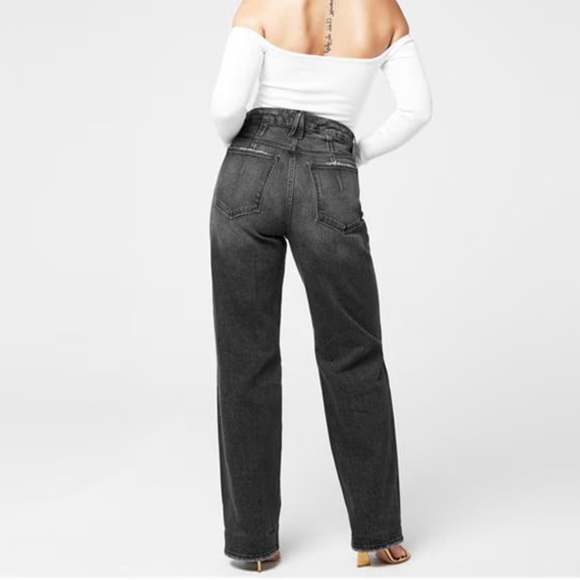 NWT Good American Good 90s Washed Black size 0/25 - Picture 2 of 7